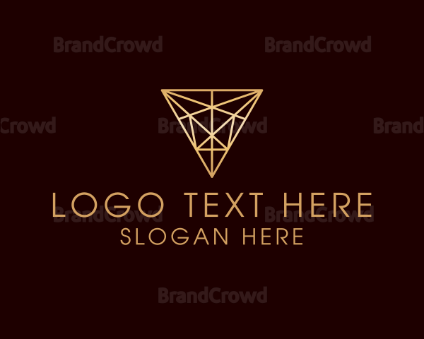 Modern Geometric Triangle Logo