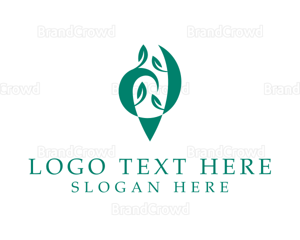 Organic Leaf Plant Logo