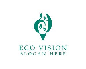 Organic Leaf Plant  logo design