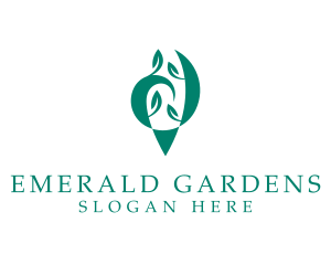 Organic Leaf Plant  logo design