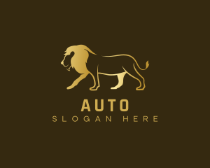 Agency - Lion Deluxe Agency logo design