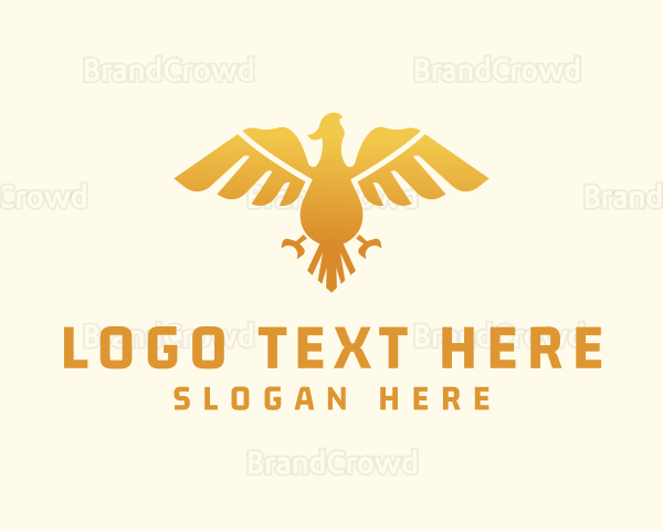 Golden Bird Sigil Logo