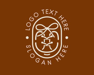 Line - Cute Leather Shoelace logo design