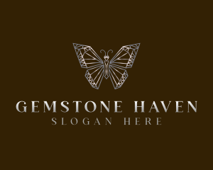 Butterfly Gem Boutique logo design