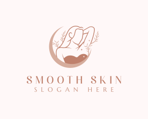 Woman Waxing Salon logo design