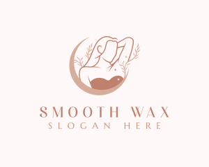 Woman Waxing Salon logo design