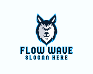 Stream - Wild Wolf Stream logo design