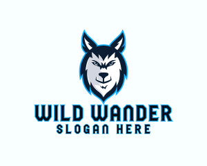 Wild Wolf Stream logo design