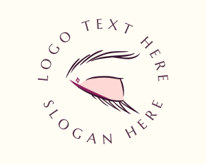 Pretty - Feminine Eyelashes Salon logo design