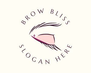 Feminine Eyelashes Salon logo design