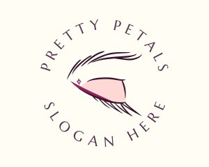 Feminine Eyelashes Salon logo design