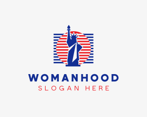 Statue Of Liberty Flag  Logo