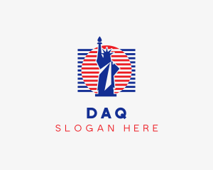 Statue Of Liberty Flag  Logo