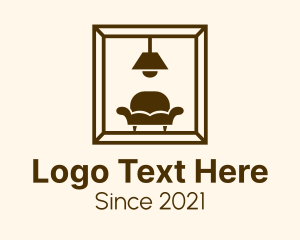 Furniture Shop - Light & Couch Frame logo design
