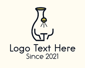 Chair - Vase Diner Restaurant logo design