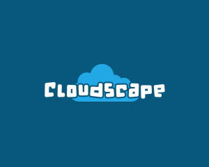 Playful Sky Cloud logo design