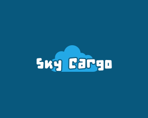 Playful Sky Cloud logo design