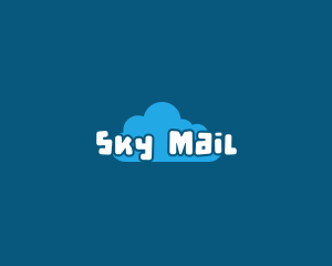 Playful Sky Cloud logo design