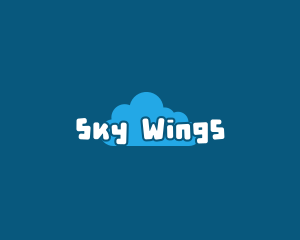 Playful Sky Cloud logo design