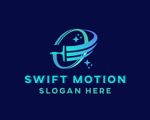 Swoosh - Wiper Cleaning Swoosh logo design