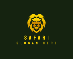 Safari Wild Lion logo design