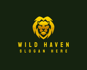 Safari Wild Lion logo design