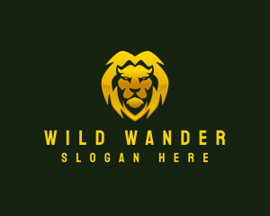 Safari Wild Lion logo design