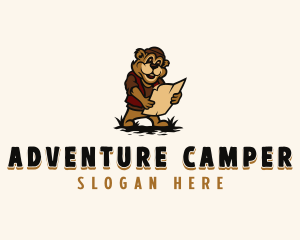 Camper - Adventure Bear Camper logo design