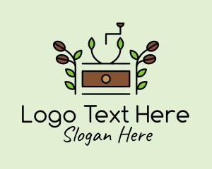 Organic Coffee Grinder  Logo