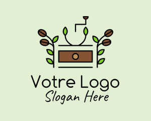 Organic Coffee Grinder  Logo