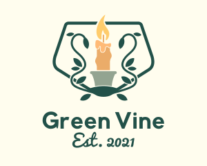 Vine - Candle Vine Garden logo design