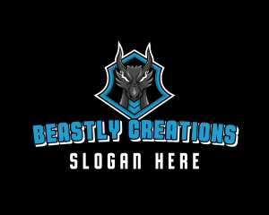 Monster Dragon Esports logo design