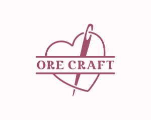 Needle Thread Sewing logo design