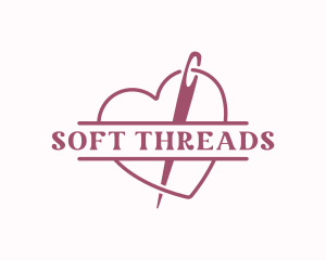 Needle Thread Sewing logo design