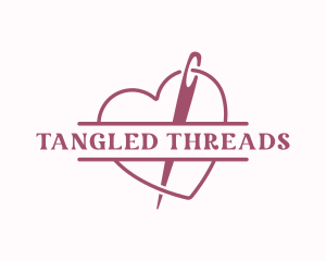 Needle Thread Sewing logo design