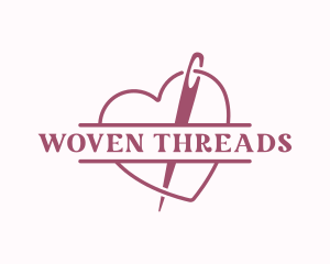 Needle Thread Sewing logo design