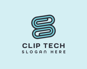 Paper Clip Supplies logo design