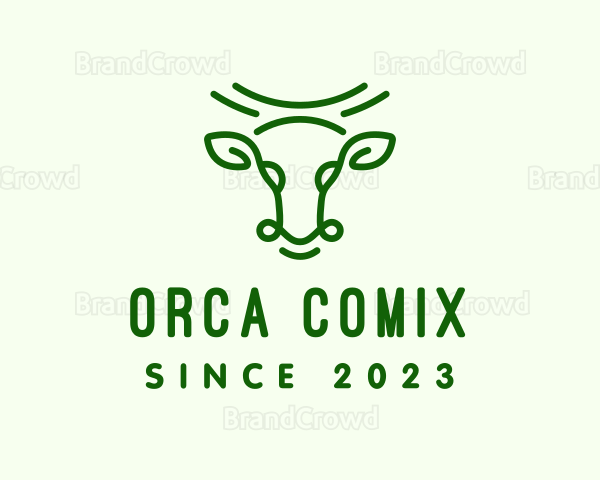 Animal Livestock Cow Logo