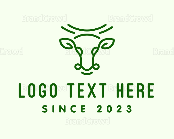 Animal Livestock Cow Logo