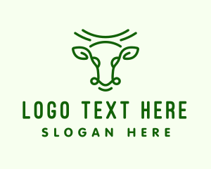 Animal Livestock Cow  Logo