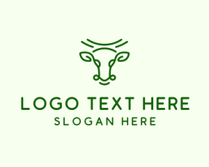 Animal Livestock Cow  Logo