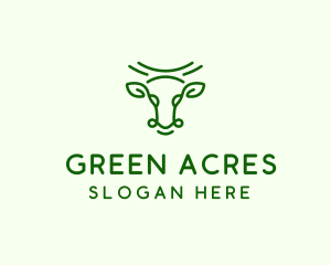 Animal Livestock Cow  logo design