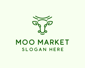 Animal Livestock Cow  logo design