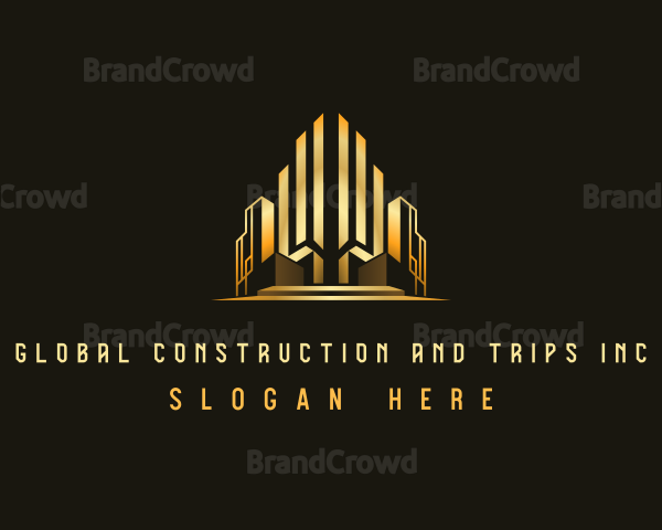 Luxury Building Skyscraper Logo