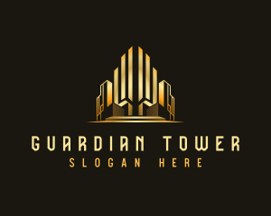 Luxury Building Skyscraper logo design