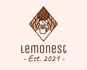 Latte - Diamond Mountain Coffee logo design