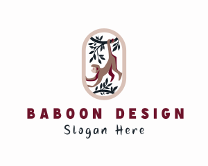 Baboon - Jungle Nature Monkey logo design