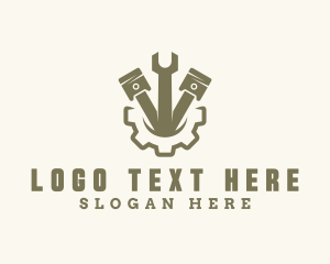 Engine Repair - Industrial Cog Tools logo design