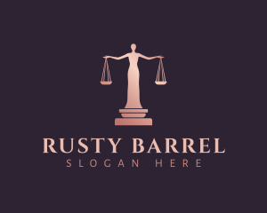 Lady Justice Scales Logo