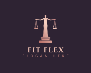 Law Firm - Lady Justice Scales logo design